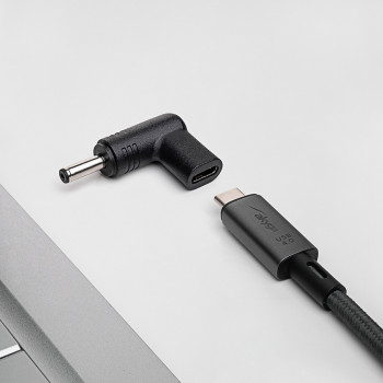 Akyga AK-ND-C15 oplaadadapter USB-C naar DC 4,0 x 1,3 mm voor notebooks, 18,5-20 V, 100 W