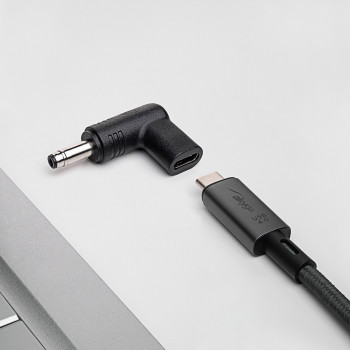Akyga AK-ND-C17 oplaadadapter USB-C naar DC 4,8 x 1,7 mm voor notebooks, 18,5-20 V, 100 W