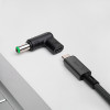 Akyga AK-ND-C18 oplaadadapter USB-C naar DC 6,3 x 3,0 mm voor notebooks, 15-16 V, 100 W