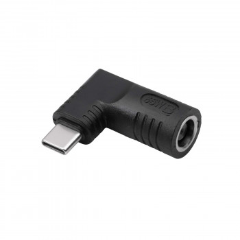 Akyga AK-ND-D02 adapter DC 7,4 x 5,0 mm + pin naar USB-C PD voor notebookvoedingen, 65 W