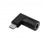 Akyga AK-ND-D04 adapter DC 6,5 x 4,4 mm + pin naar USB-C PD voor notebookvoedingen, 65 W