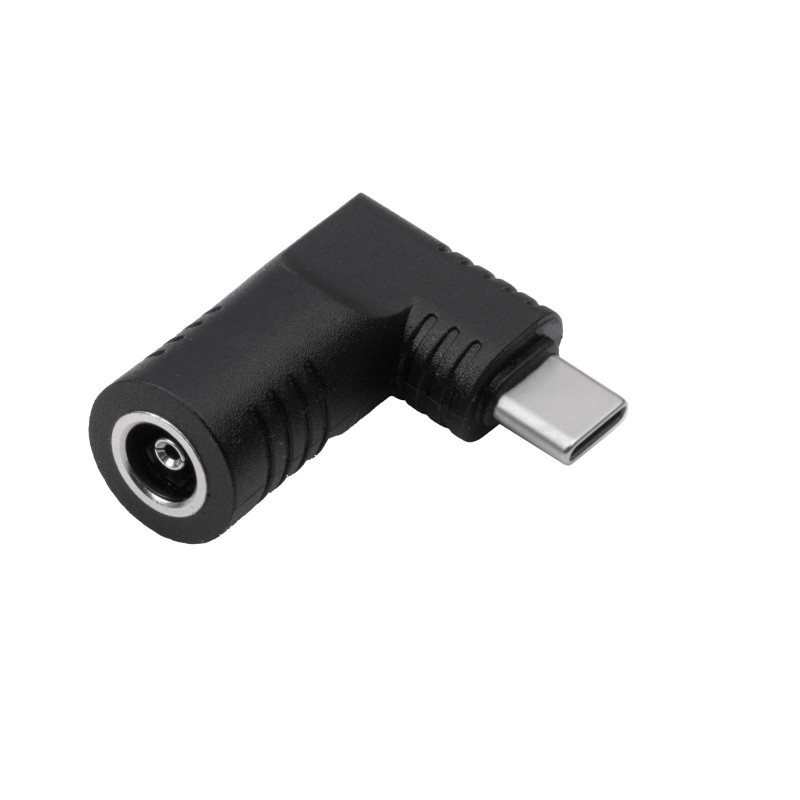 Akyga AK-ND-D04 adapter DC 6,5 x 4,4 mm + pin naar USB-C PD voor notebookvoedingen, 65 W