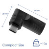 Akyga AK-ND-D05 adapter DC 6,3 x 3,0 mm naar USB-C PD voor notebookvoedingen, 65 W