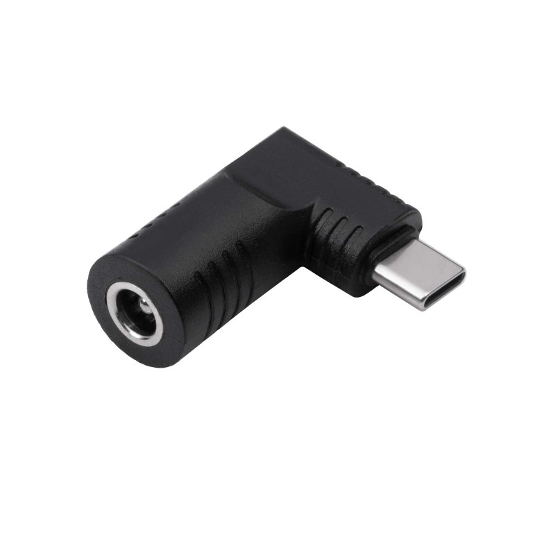 Akyga AK-ND-D06 adapter DC 5,5 x 2,5 mm naar USB-C PD voor notebookvoedingen, 65 W
