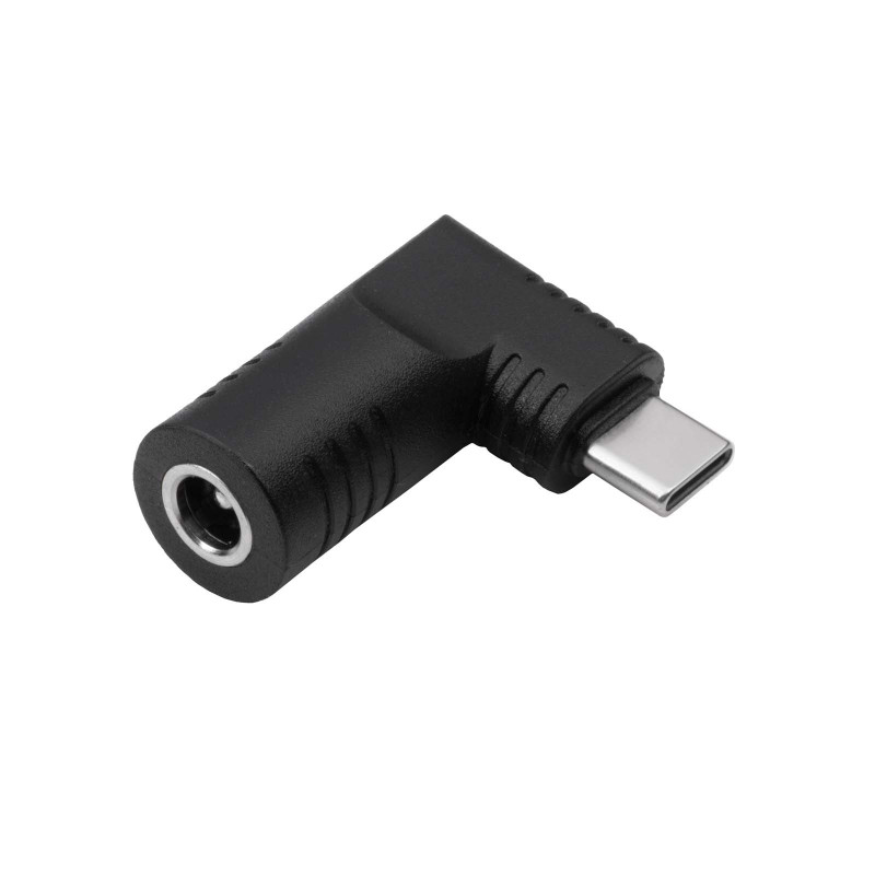 Akyga AK-ND-D07 adapter DC 5,5 x 2,1 mm naar USB-C PD voor notebookvoedingen, 65 W, voor HP