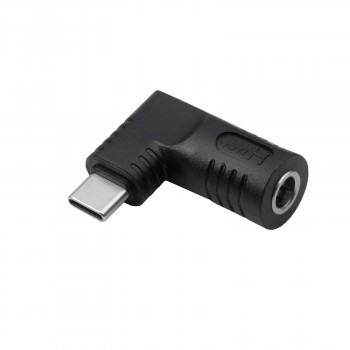 Akyga AK-ND-D08 adapter DC 5,5 x 1,7 mm naar USB-C PD voor notebookvoedingen, 65 W, voor Dell