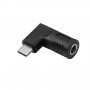 Akyga AK-ND-D08 adapter DC 5,5 x 1,7 mm naar USB-C PD voor notebookvoedingen, 65 W, voor Dell