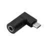 Akyga AK-ND-D08 adapter DC 5,5 x 1,7 mm naar USB-C PD voor notebookvoedingen, 65 W, voor Dell