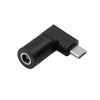 Akyga AK-ND-D09 adapter DC 5,5 x 3,0 mm + pin naar USB-C PD voor notebookvoedingen, 65 W, voor HP