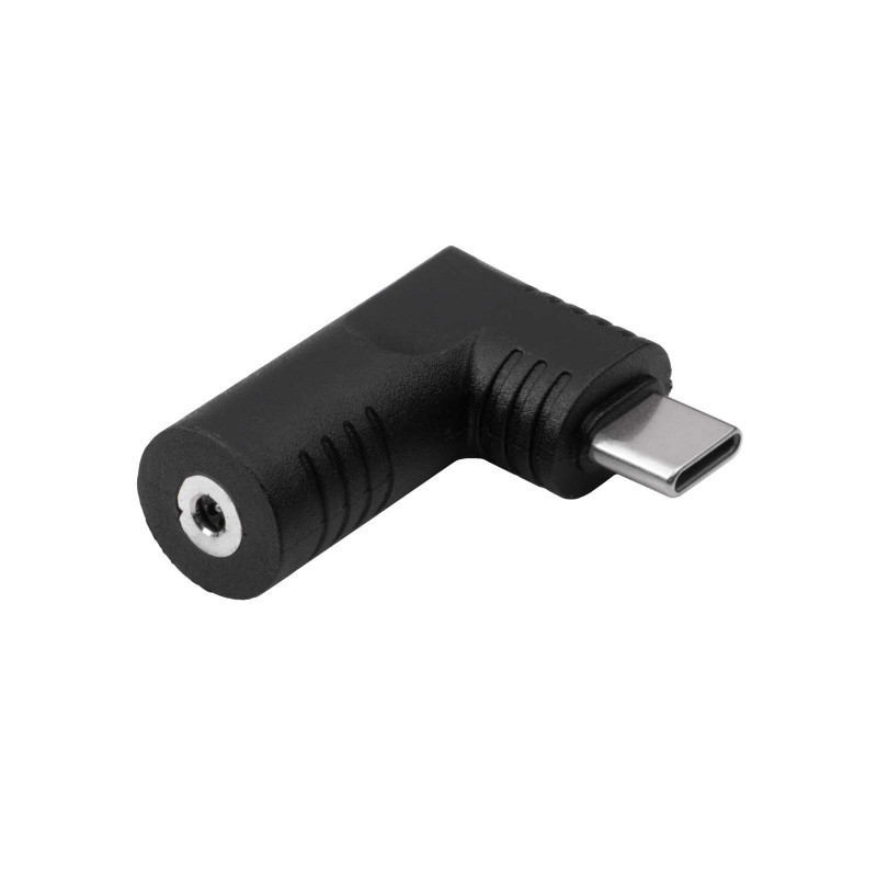 Akyga AK-ND-D15 adapter DC 2,5 x 0,7 mm naar USB-C PD voor notebookvoedingen, 65 W