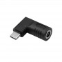 Akyga AK-ND-D16 adapter DC 6,0 x 4,4 mm + pin naar USB-C PD voor notebookvoedingen, 65 W