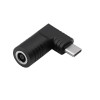 Akyga AK-ND-D16 adapter DC 6,0 x 4,4 mm + pin naar USB-C PD voor notebookvoedingen, 65 W