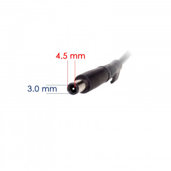 Akyga AK-ND-75 auto-notebookvoeding 19,5 V / 2,31 A, 45 W, 4,5 x 3,0 mm + pin, voor Dell