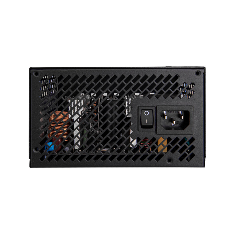 Akyga AK-FL-500 ventilatorloze ATX-voeding 500 W, volledig modulair, 80 PLUS, APFC