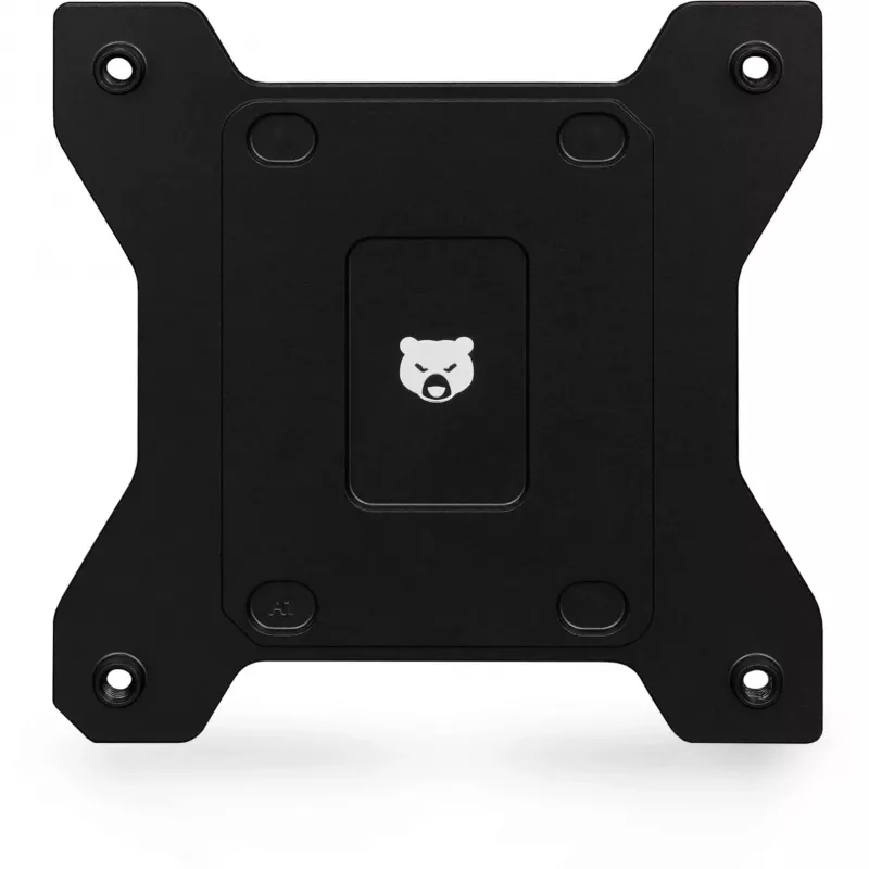 Thermal Grizzly Mycro Pro Stainless Steel cpu-koeler, Intel 1700/1851, zwart/zilver