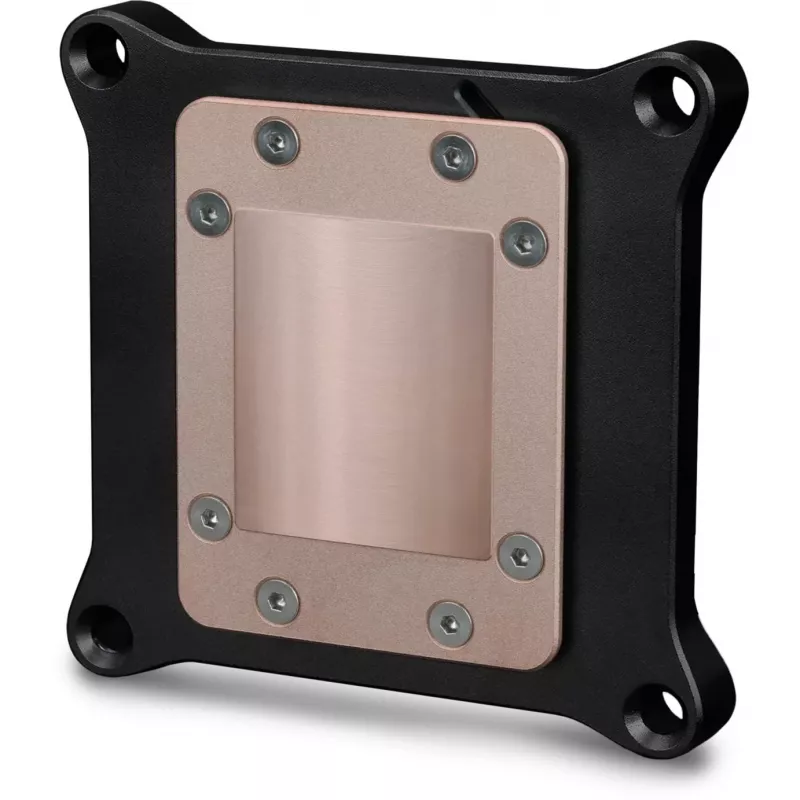 Thermal Grizzly Mycro Pro Stainless Steel cpu-koeler, Intel 1700/1851, zwart/zilver