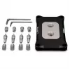 Thermal Grizzly Mycro Pro Stainless Steel cpu-koeler, AMD AM4/AM5, zwart/zilver