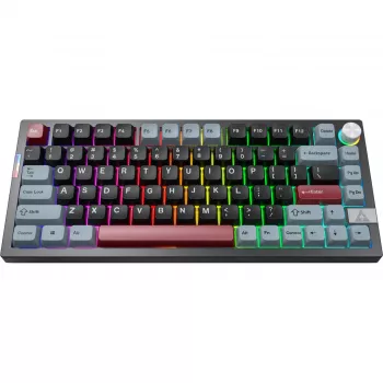 Montech MK PRO 75 toetsenbord, DE-indeling, Gateron G Pro 3.0 Brown, zwart/meerkleurig
