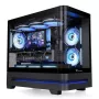 Thermaltake Arcus 190 TG ARGB Mini Tower pc-behuizing, zwart, gehard glas