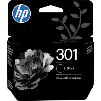 HP 301 originele zwarte inktcartridge, 3 ml