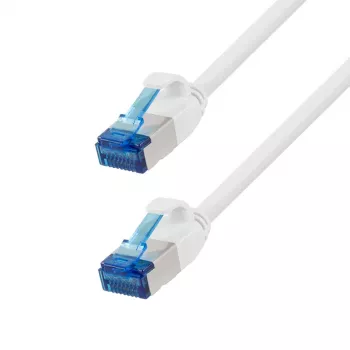 LogiLink CP5031S Cat.6A S/FTP SlimLine patchkabel, LSZH, 1 m, wit