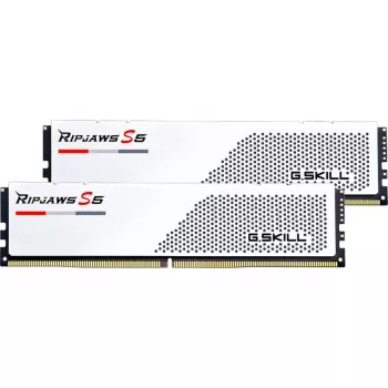 G.Skill Ripjaws S5 F5-5600J3036D32GX2-RS5W DDR5-5600 geheugenkit, 64 GB (2 x 32 GB), wit