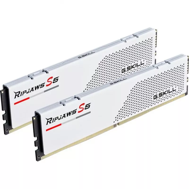G.Skill Ripjaws S5 F5-5600J3036D32GX2-RS5W DDR5-5600 geheugenkit, 64 GB (2 x 32 GB), wit