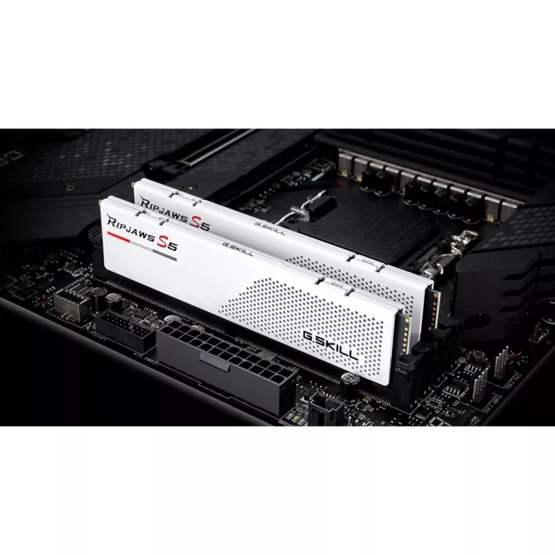 G.Skill Ripjaws S5 F5-5600J3036D32GX2-RS5W DDR5-5600 geheugenkit, 64 GB (2 x 32 GB), wit