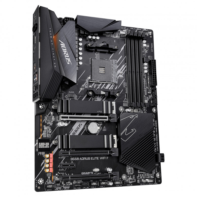 Gigabyte B550 AORUS ELITE WiFi7 moederbord, socket AM4, ATX, 4x DDR4