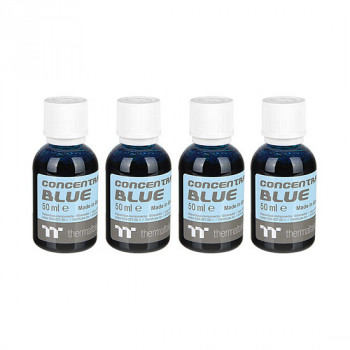 Thermaltake Tt Premium Concentrate concentraat voor vloeistofkoeling, blauw, 4 × 50 ml (CL-W163-OS00BU-A)