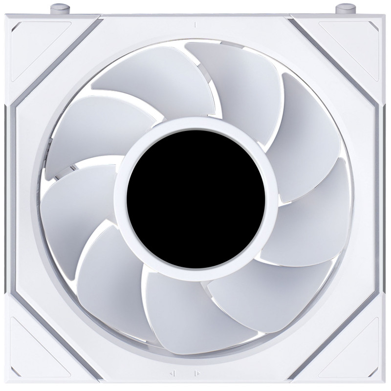 Lian Li UNI FAN SL-INF LCD FLEX Wireless behuizingsventilator, ARGB en LCD, Reverse Blade, 120 mm, wit