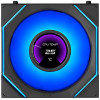Lian Li UNI FAN SL-INF LCD FLEX Wireless behuizingsventilatoren (3 st.) met controller, ARGB en LCD, Reverse Blade, 120 mm, zwart