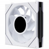 Lian Li UNI FAN SL-INF LCD FLEX Wireless behuizingsventilatoren (3 st.) met controller, ARGB en LCD, Reverse Blade, 120 mm, wit