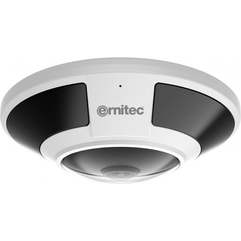 Ernitec Saturn Pro 12MP fisheye beveiligingscamera, 15 m, PoE, IP66, IK10, NDAA