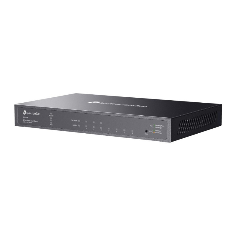 TP-Link SG2008P (TL-SG2008P) JetStream 8-poorts Gigabit smart switch met 4 PoE+-poorten