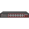 Getfort GF-220G-16P-240 PoE-switch, 16 x GE PoE + 2 x GE + 2 x SFP, 240 W