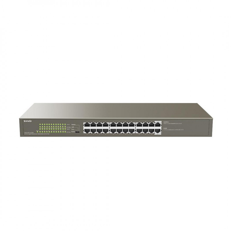 Tenda TEG1124P-24-250W PoE-switch, 24 poorten, 250 W