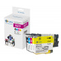G&G 22066 inktcartridges voor Brother LC527VAL, zwart, cyaan, magenta, geel (4 st.), vervangend