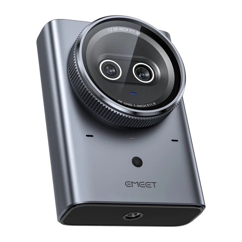 Emeet Prime SE webcam, 4K, dubbele lens
