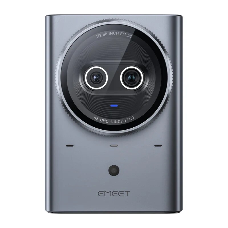 Emeet Prime SE webcam, 4K, dubbele lens