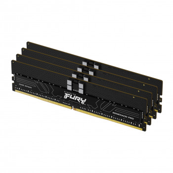 Kingston FURY Renegade Pro KF560R32RBEK4-128 DDR5-6000 ECC geregistreerd geheugenkit, 128 GB (4 x 32 GB), zwart
