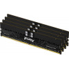 Kingston FURY Renegade Pro KF564R32RBE2K4-128 DDR5-6400 ECC geregistreerd geheugenkit, 128 GB (4 x 32 GB), CL32, zwart