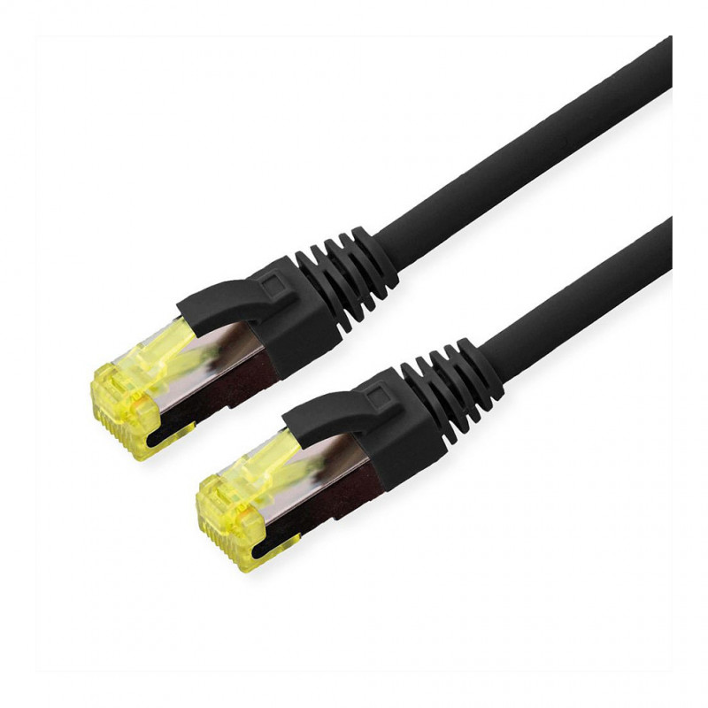 Roline 21.15.0750 Cat6A S/FTP patchkabel voor buiten, LSOH, 0,5 m, zwart