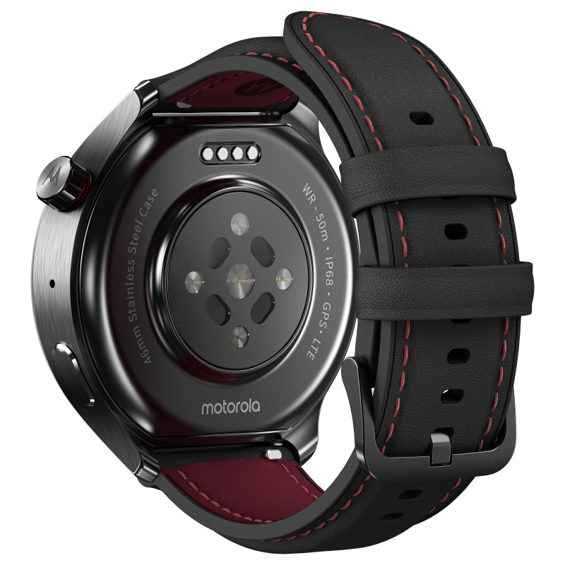 Motorola Moto Watch Ultra LTE smartwatch, 46 mm, zwart, PBCX0000SE