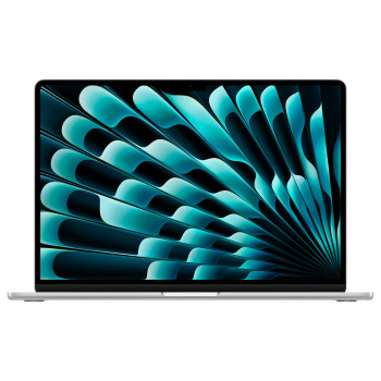 Apple MacBook Air 15 M5 notebook, 10-core CPU, 10-core GPU, 32 GB RAM, 1 TB SSD, zilver, Duits toetsenbord, 35W-lichtnetadapter met twee USB-C-poorten