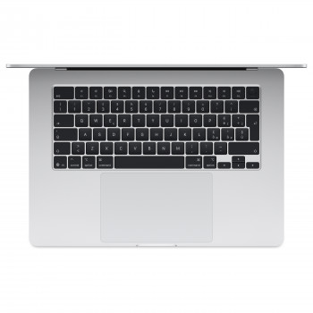 Apple MacBook Air 15 M5 notebook, 10-core CPU, 10-core GPU, 32 GB RAM, 1 TB SSD, zilver, Duits toetsenbord, 35W-lichtnetadapter met twee USB-C-poorten