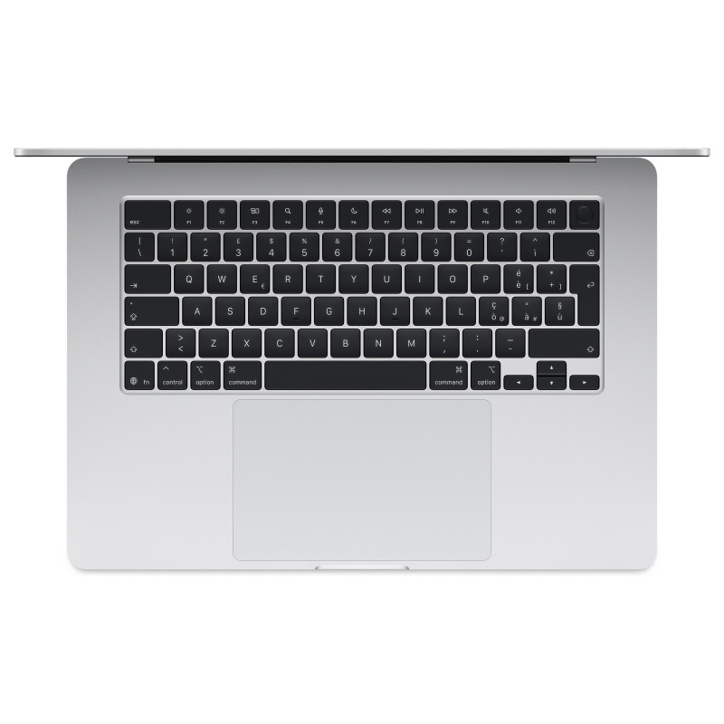 Apple MacBook Air 15 M5 notebook, 10-core CPU, 10-core GPU, 32 GB RAM, 1 TB SSD, zilver, Duits toetsenbord, 35W-lichtnetadapter met twee USB-C-poorten