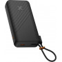 Xtorm XG2E30W201C powerbank, 30 W, 20.000 mAh, met geïntegreerde kabel, zwart