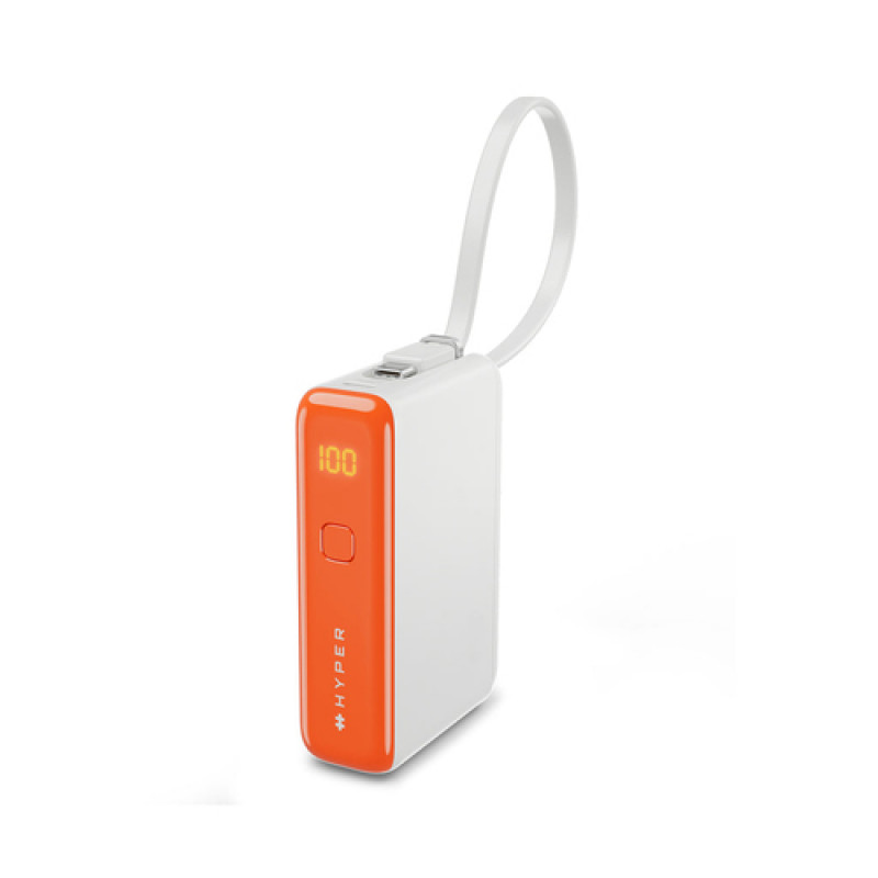 Targus HyperJuice Flex Mini powerbank, 10000 mAh, 30 W, USB-C PD, oranje
