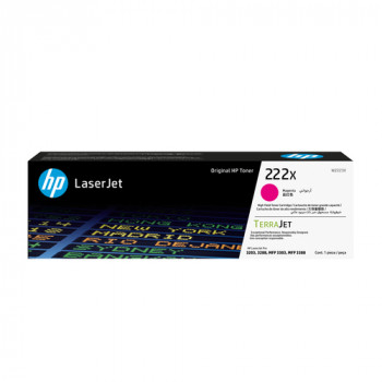 HP 222X W2223X originele LaserJet tonercartridge met hoog rendement, magenta